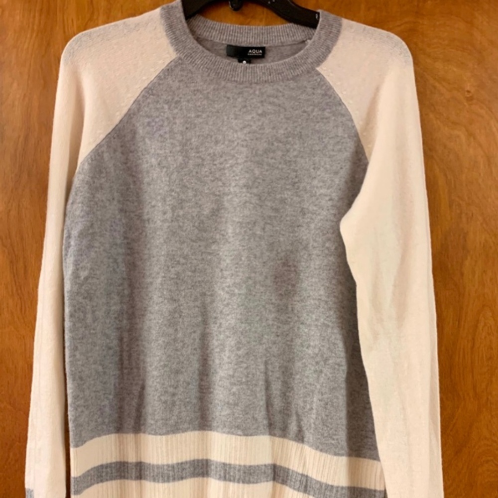 Aqua Cashmere Sweater